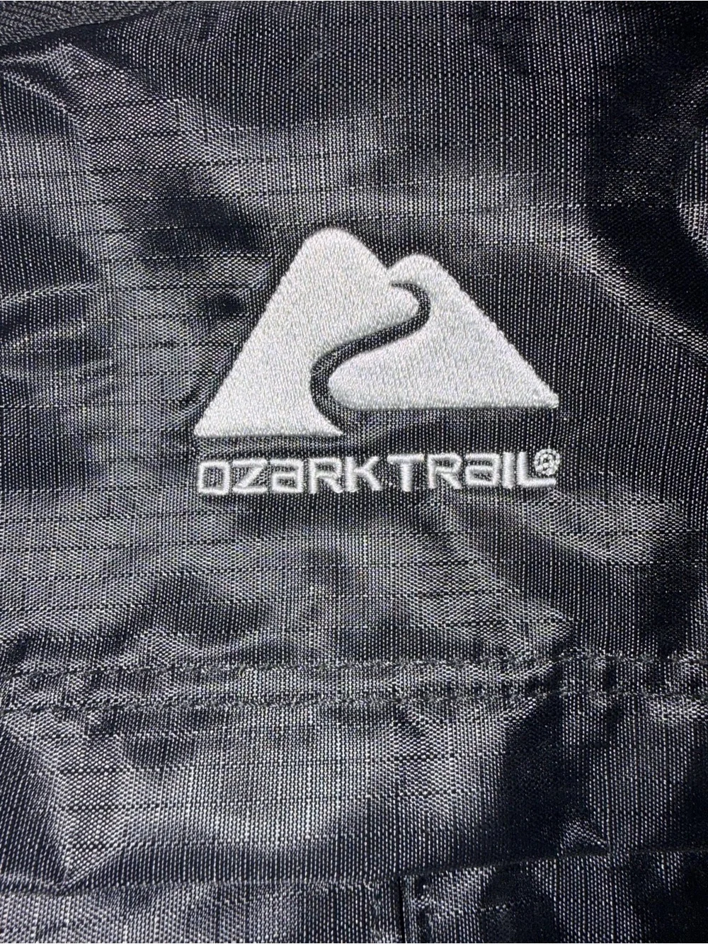 Ozark Trail Black Everyday Backpack with Reflective Logo
